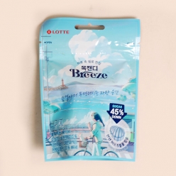 롯데 목캔디 브리즈 블루레몬 웨이브 25gX8개(1곽)