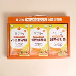 NFC착즙100% 유기농 레몬생강즙 (15mlX18포) 1곽