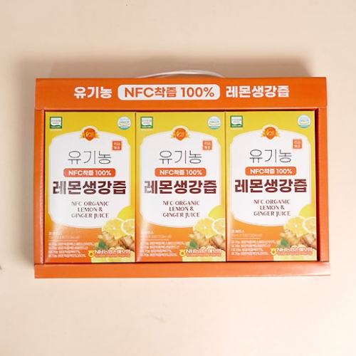 NFC착즙100% 유기농 레몬생강즙 (15mlX18포) 1곽