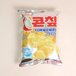 크라운 콘칩 군옥수수맛(중) 70gX16개(1박스)