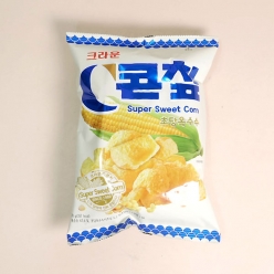 크라운 콘칩 초당옥수수맛(중) 70gX16개(1박스)