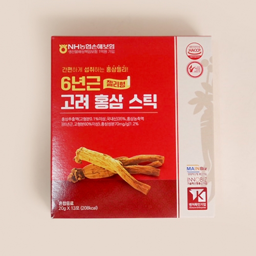 6년근 고려 홍삼 스틱 20gX26포
