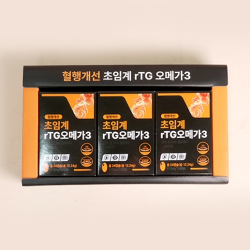 혈행개선 초임계 rTG 오메가3 500mgX72캡슐