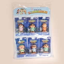 크레용신짱 파자마 태엽피규어 6입