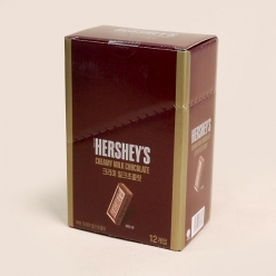 허쉬 크리미 밀크초콜렛 90gX12개(1곽)