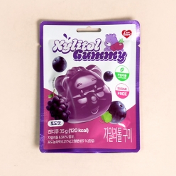 케어베어 자일리톨 구미 포도맛35gX8개(1곽)