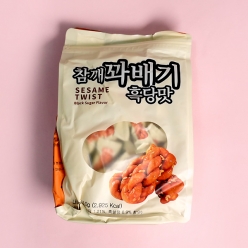 참깨 꽈배기 흑당맛 510gX12개(1박스)