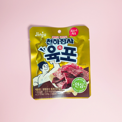 진주 천하장사 육포 소고기 15gX50개 (1박스)