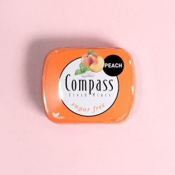 콤파스 민트 피치 슈가프리 14gX12개(1곽)