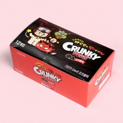 크런키 데빌 코코블랙 초콜릿 45gX12개(1곽)