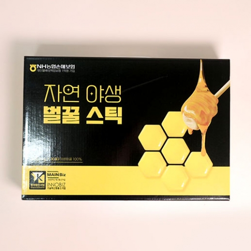 자연 야생 벌꿀 스틱 360g(12gX30포) 1곽
