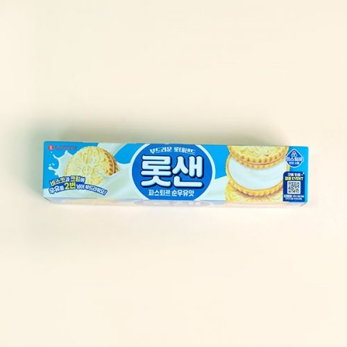 롯데 롯샌 파스퇴르 순우유맛 52.5gX30개 (1박스)