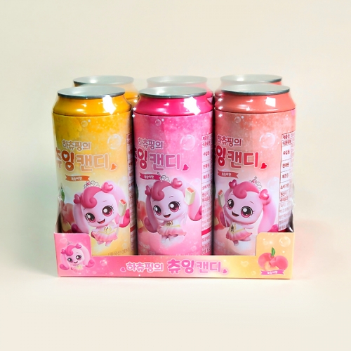 하츄핑의 츄잉캔디 복숭아맛 432g(72gX6개) 1곽