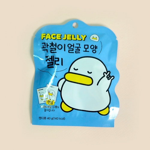 [타임세일]곽철이 얼굴모양 젤리 40gX10개(1곽)