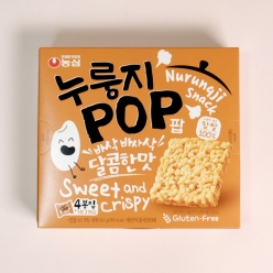 농심 누룽지팝 달콤한맛142gX16개(1박스)