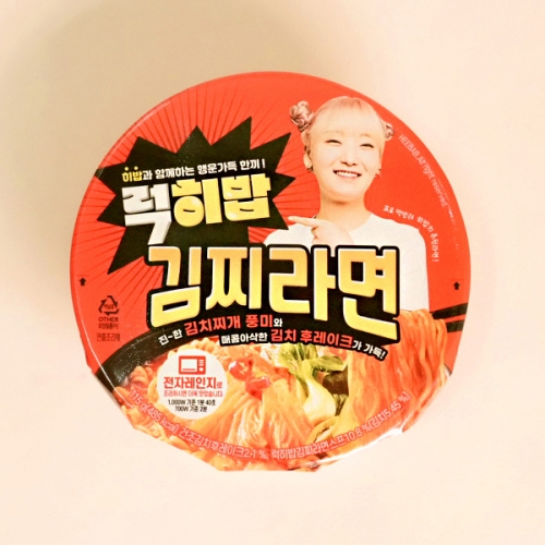 럭히밥 김찌라면 115gX12개(1박스)