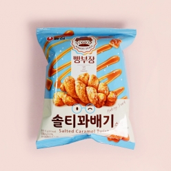 농심 빵부장 솔티꽈배기 스낵 55gX16개(1박스)