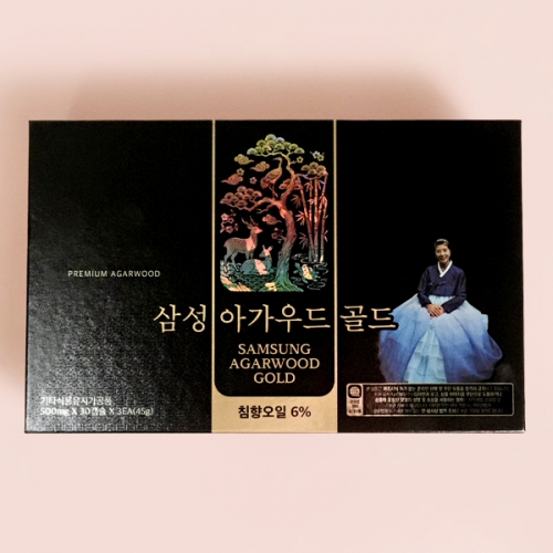 삼성 아가우드 골드 500mgX30캡슐X3EA(45g) 1곽