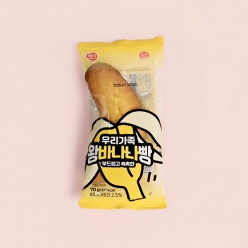 우리가족 왕바나나빵 70gX40개(1박스)