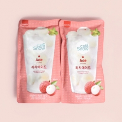 [타임세일] 카페스노우 리치에이드 2300ml(230mlX10포) 1곽