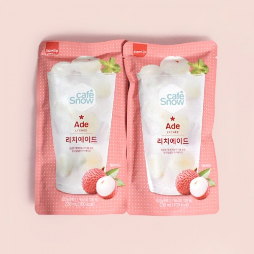 [타임세일] 카페스노우 리치에이드 2300ml(230mlX10포) 1곽