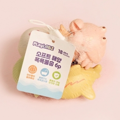 PLAYLABZ 소프트해양 목욕물총 6입 1봉