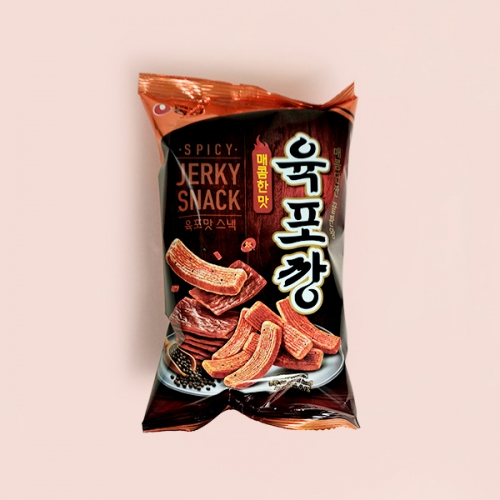 농심 육포깡(매콤한맛) 90gX12개 (1박스)
