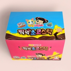 안녕자두야 찍먹 초코스틱 (파츠보드키링10종) 40gX8개(1곽)