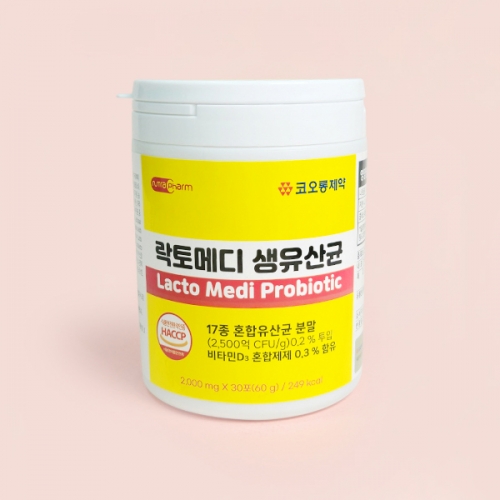 코오롱제약 락토메디 생유산균 60g(2000mgX30포) 1통