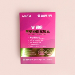 코오롱제약 뉴트리 맵 W케어 프로바이오틱스 60g(2000mgX30포) 1곽