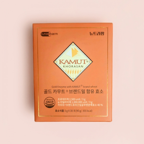 뉴트라팜 골드카뮤트 효소식품 90g(3gX30포) 1곽