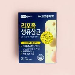 코오롱제약 리포좀 생유산균 60g(2gX30포) 1곽