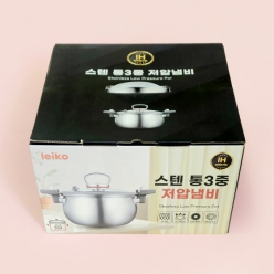 LEIKO 레이코 스텐 통3중 저압 냄비