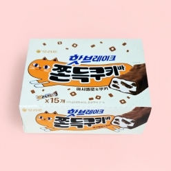 오리온 핫브레이크 쫀득쿠키바 570g(38gX15개) 1곽