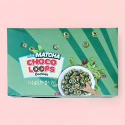 미니 말차 초코룹스 쿠키 40gX12개(1곽)