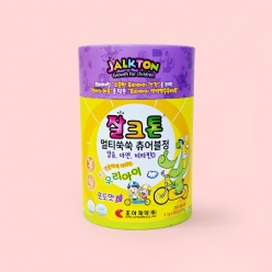 조아제약 잘크톤 멀티쑥쑥 츄어블정 포도맛 333g(3.7gX90정) 1통