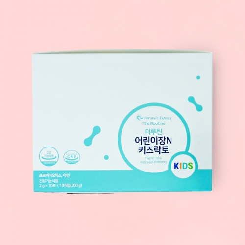 네이쳐스 패밀리 더루틴 어린이장N키즈락토 200g(2gX10포X10개입) 1곽