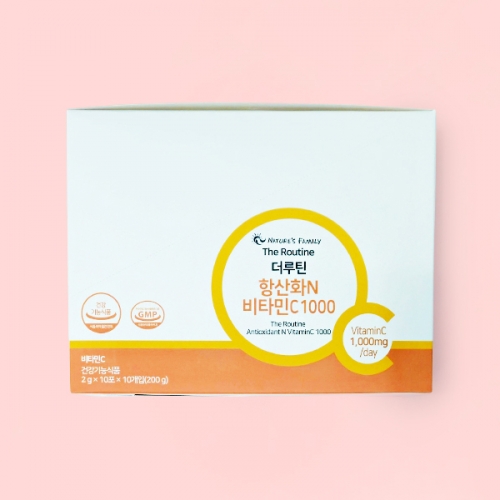 네이쳐스 패밀리 더루틴 항산화N 비타민C1000 200g(2gX10포X10개입) 1곽