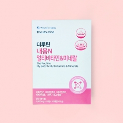 네이쳐스 패밀리 더루틴 내몸N 멀티비타민&미네랄 100g(1000mgX10정X10개입) 1곽