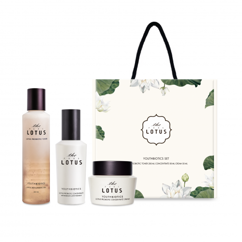 유스바이오틱스 연꽃발효 3종세트[토너 & 컨센트레이트 & 크림]