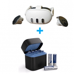 메타퀘스트3 512GB+올아이피 AA 건전지 리튬이온배터리 8개입 충전용 충전기 패키지 Maxfree