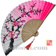 n4660 29cm매화그림한지부채