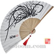 n282 29cm난그림한지부채