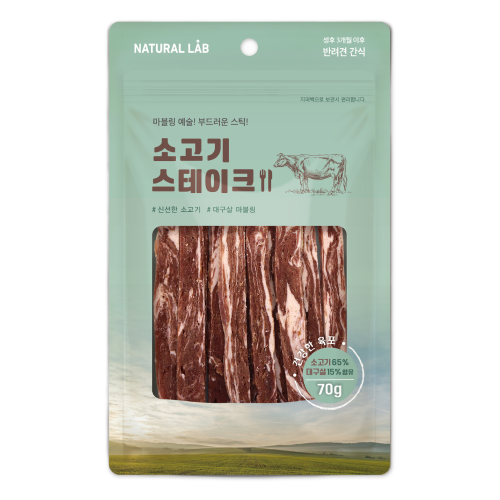 건강한육포 소고기 스테이크 70g