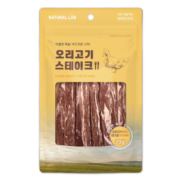 건강한육포 오리고기 스테이크 70g 건강한육포 오리고기 스테이크 70g