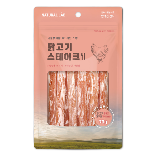 건강한육포 닭고기 스테이크 70g