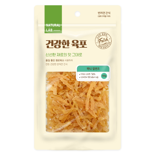 네츄럴랩 건강한육포 미니 칠면조 100g