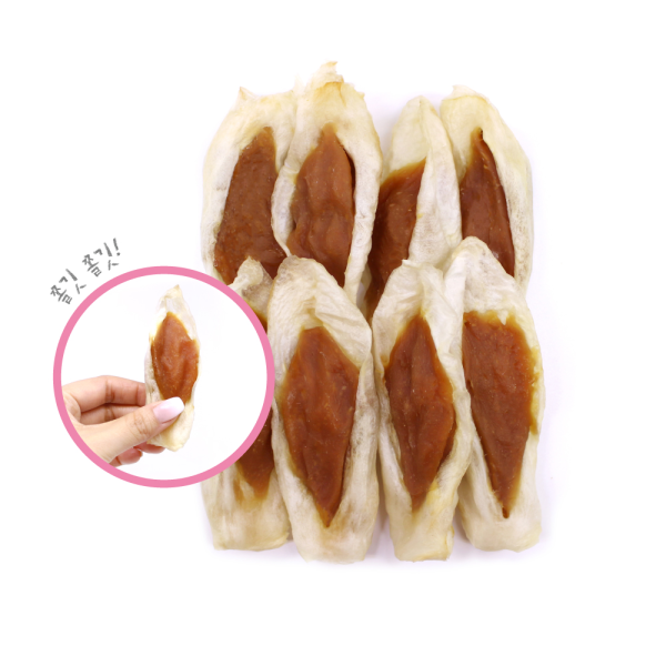 네츄럴랩 건강한육포 토끼귀 칠면조말이 80g