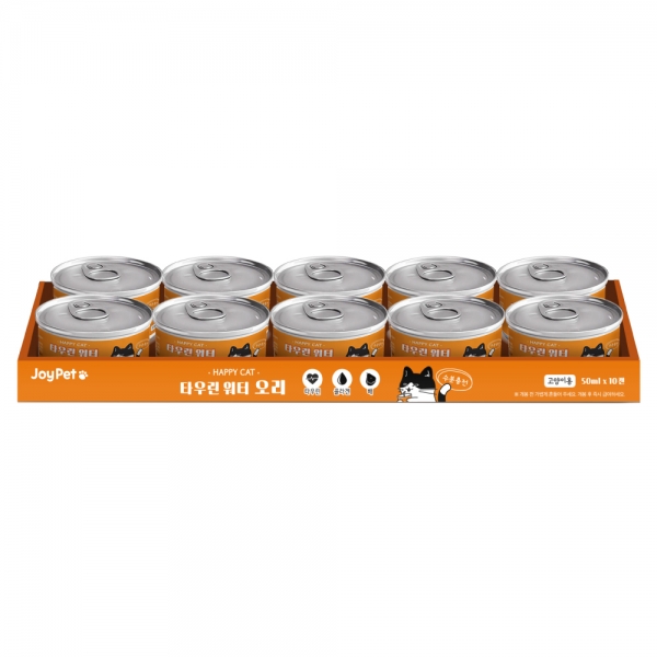 조이펫 고양이 타우린워터 오리 50ml x 10캔 조이펫 고양이 타우린워터 오리 50ml x 10캔