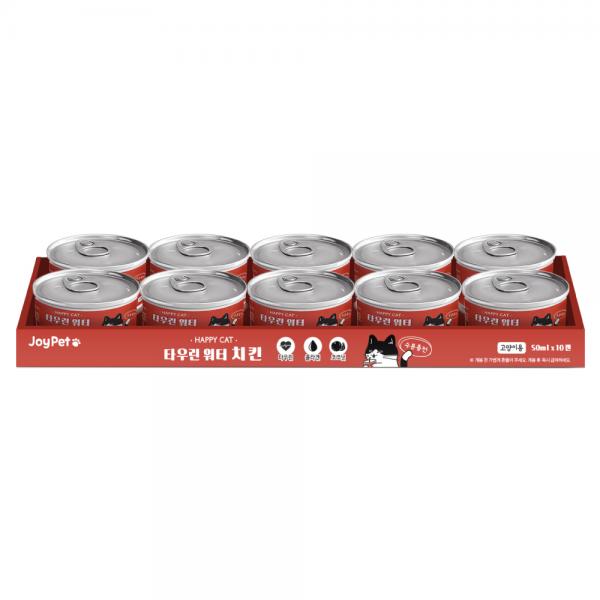 조이펫 고양이 타우린워터 치킨 50ml x 10캔 조이펫 고양이 타우린워터 치킨 50ml x 10캔